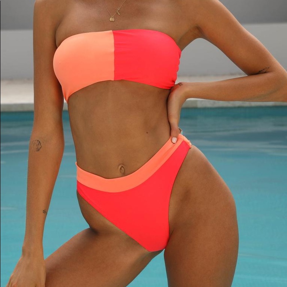 TIGERMIST two toned bikini set